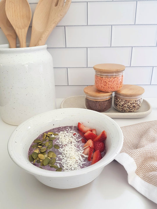 WILD BLUEBERRY CHIA SEED PUDDING