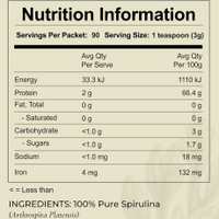Australian Spirulina Powder 270g