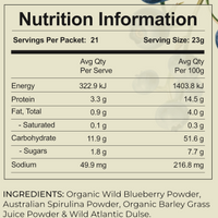 500g Heavy Metal Detox Smoothie Mix