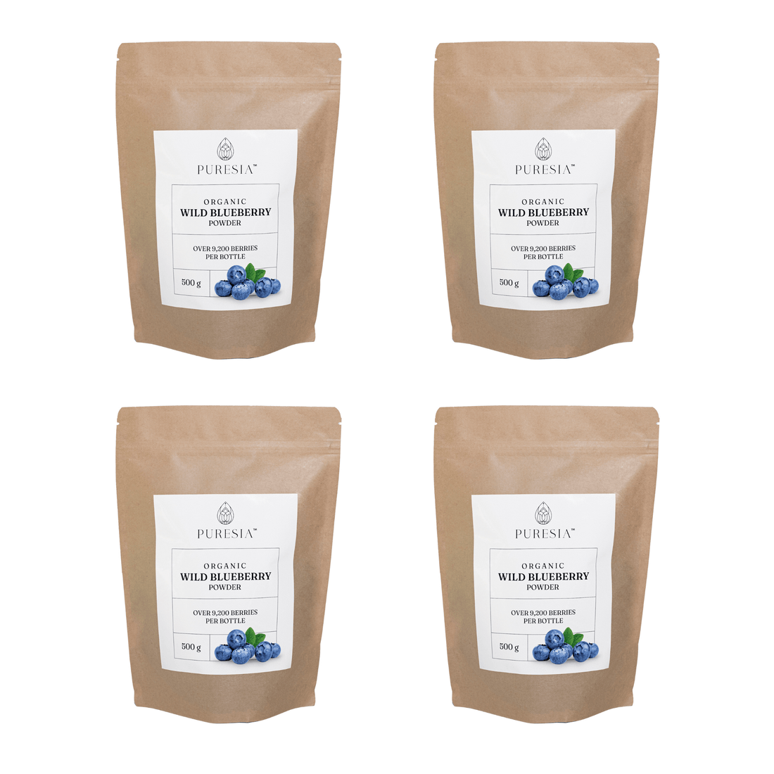 Organic Wild Blueberry Powder- 2kg Bundle