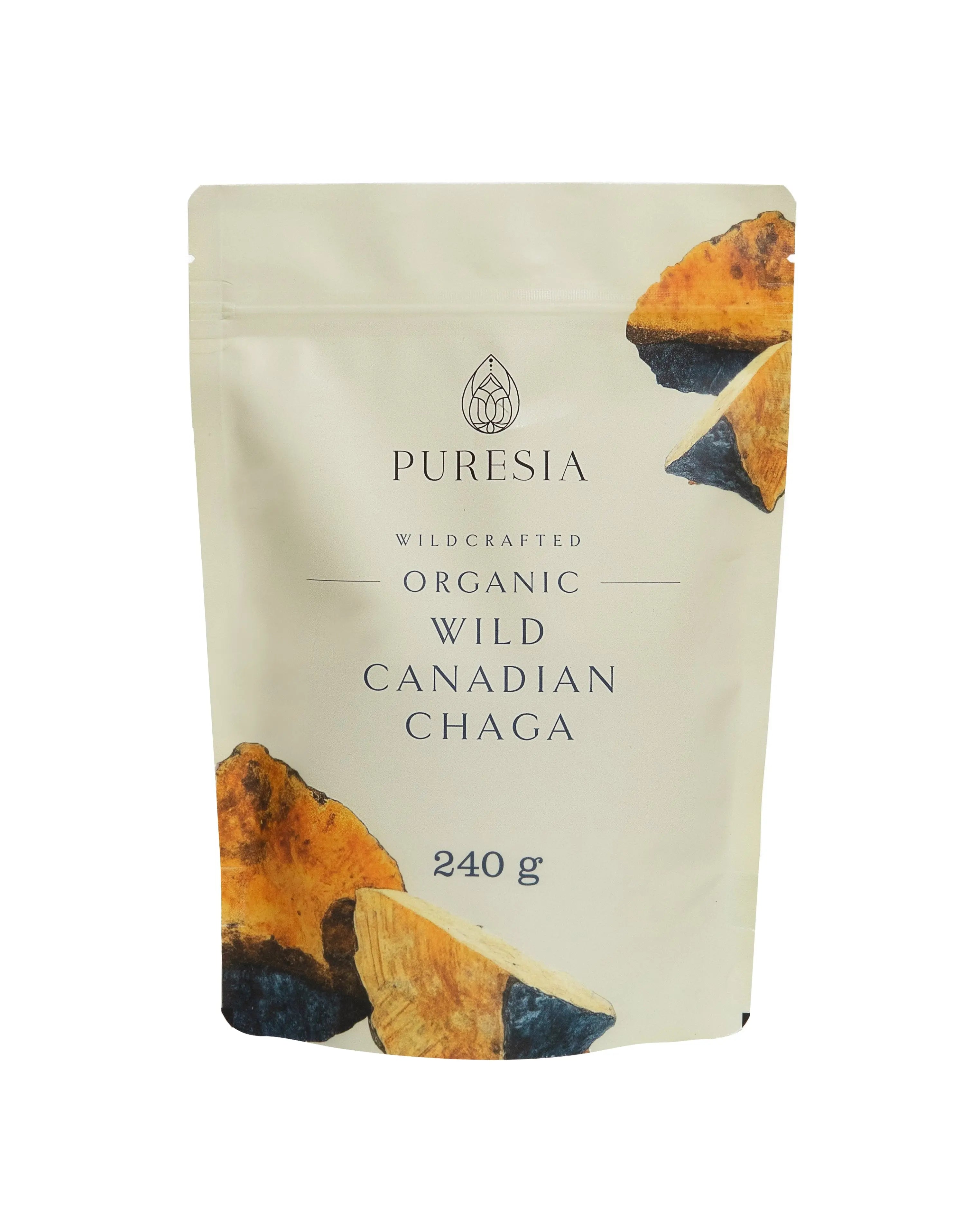 480g Organic Wild Harvested Canadian Chaga Powder - Puresia