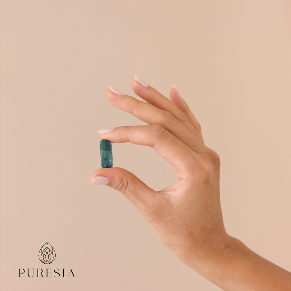 Organic spirulina capsule