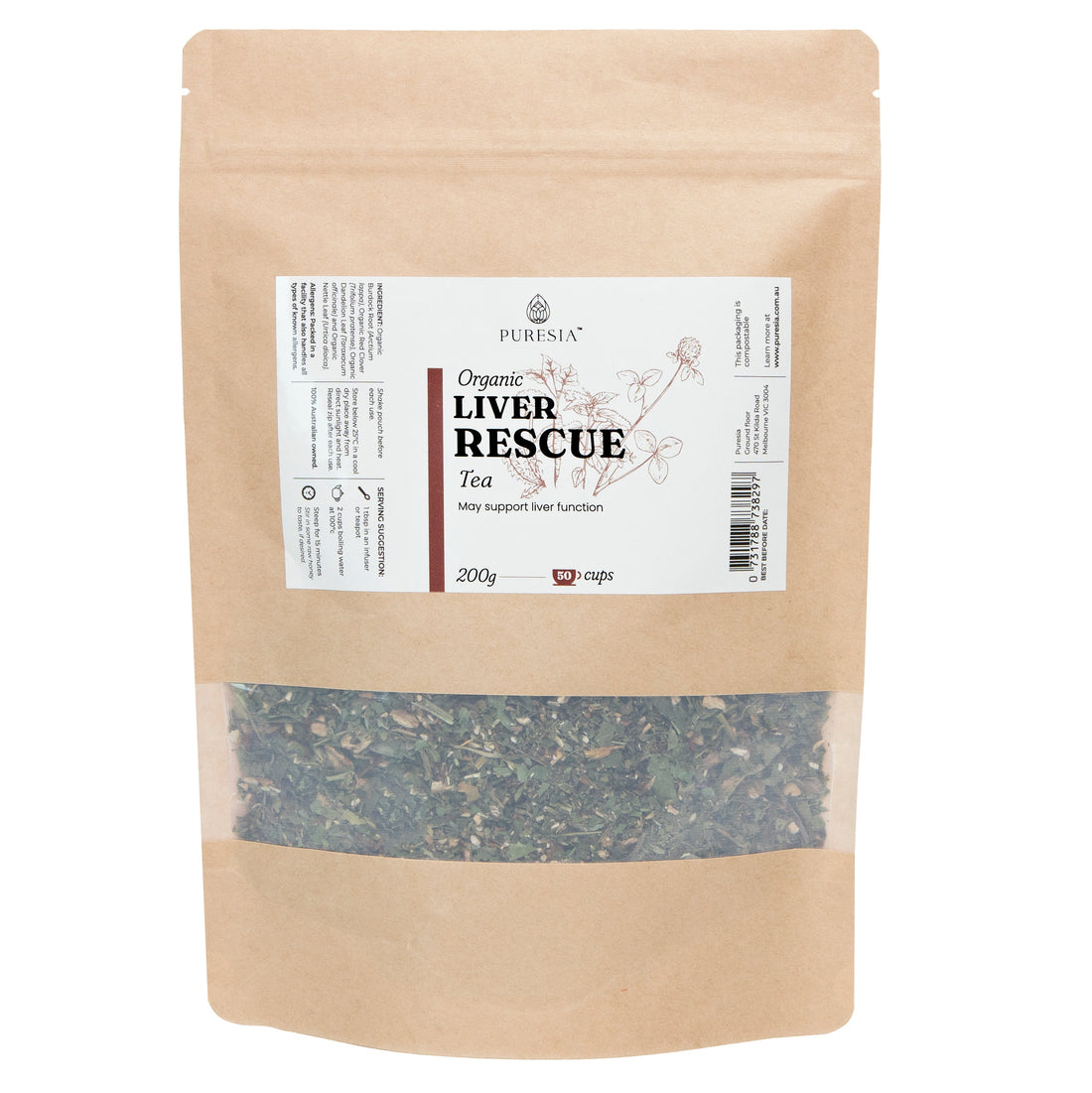 Organic Liver Rescue Tea | Liver Rescue Tea | Puresia